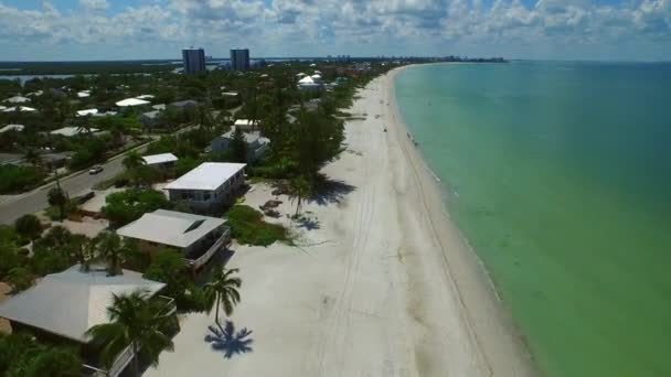 Fort Myers Beach aerial video — Stock Video