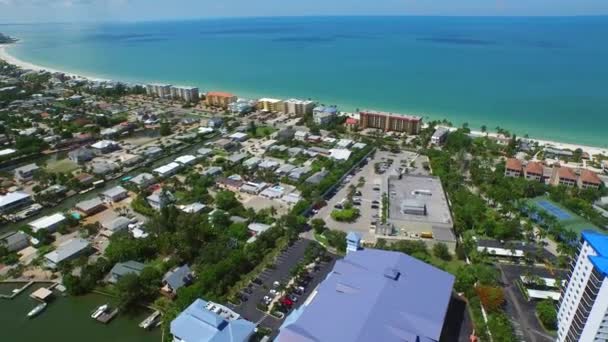 Fort myers beach antenn video — Stockvideo