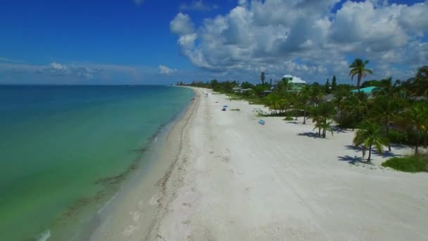 Fort myers beach luchtfoto video — Stockvideo