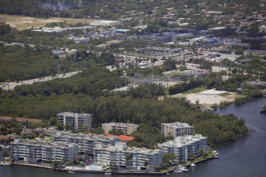 Aerial photo of North Miami clipart