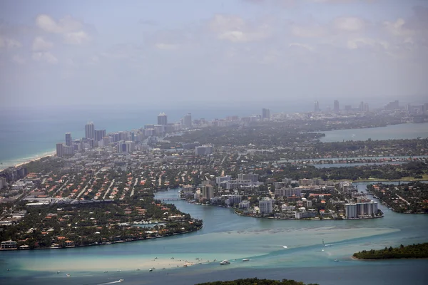 Foto aerea di Miami Beach — Foto Stock