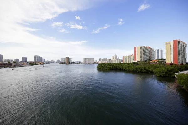 Voie navigable intracôtière Miami — Photo