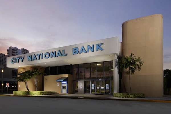 City National Bank — Stock Photo, Image