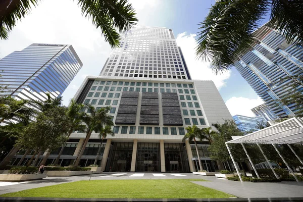 Kancelářská budova Brickell Miami — Stock fotografie