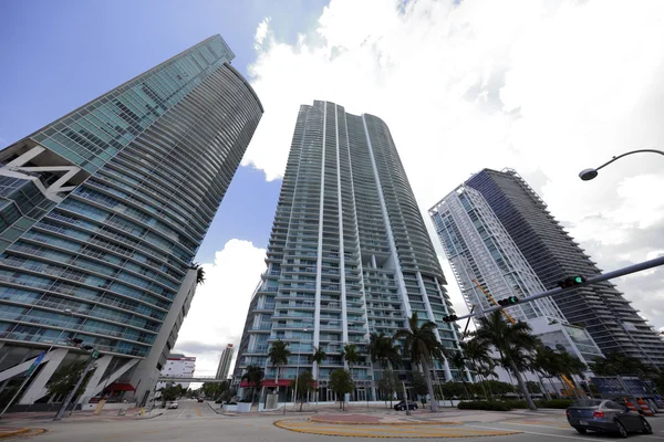 Highrise architecture Centro de Miami —  Fotos de Stock