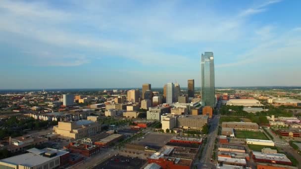 Luchtfoto video Oklahoma City Ok — Stockvideo