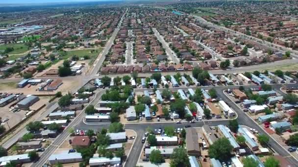 Aerial video of Albuquerque New Mexico — Stock Video