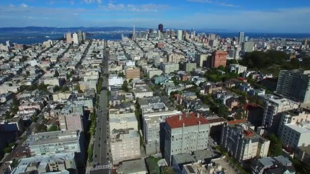 Luftbild von San Francisco — Stockvideo
