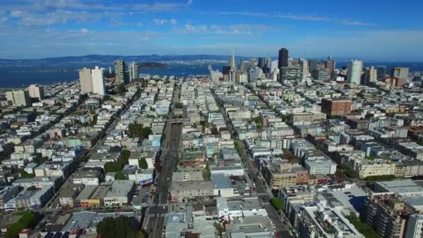 Luchtfoto video van San Francisco — Stockvideo