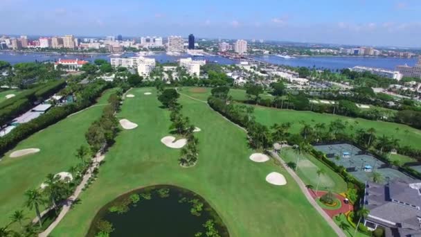 Luchtfoto video Breakers West Palm Beach — Stockvideo