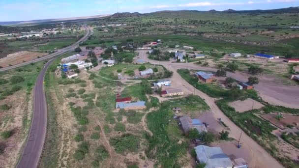 Видео с воздуха Лагуны в Нью-Мексико — стоковое видео