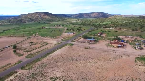 Aerial video of Laguna New Mexico — Stock Video