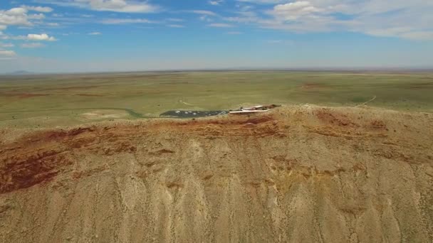 Meteor Crater aerial video — Stock Video