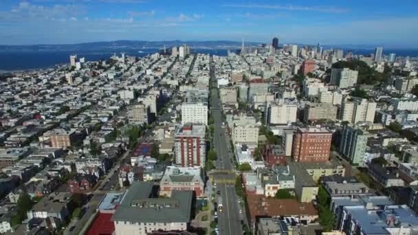 Luftbild von San Francisco — Stockvideo