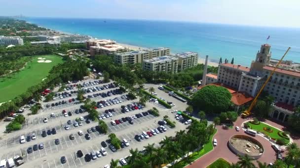 Luchtfoto video Breakers West Palm Beach — Stockvideo