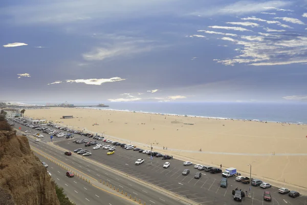 Santa Monica Beach CA — Stock Photo, Image