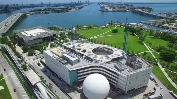 Construcción en Miami Museum Park — Vídeos de Stock