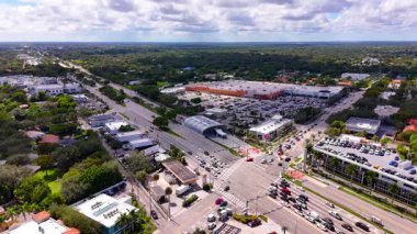Miami, FL, USA - October 7, 2025: Modern bus platform in Kendall Pinecrest Florida under construction