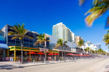 Fort Lauderdale, FL, ABD - 1 Kasım 2025 Fort Lauderdale Beach Florida 'daki Senor Frogs Meksika Restoranı