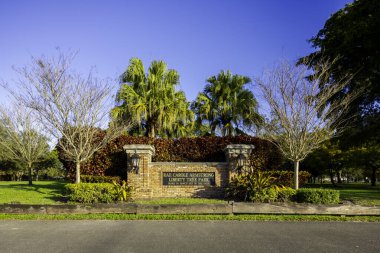 Çiftlik, FL, ABD - 7 Ocak 2026: Rae Carole Armstrong Özgürlük Ağacı Parkı