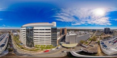 Orlando, FL, ABD - 25 Şubat 2026: Aerial stock fotoğraf Orlando Sağlık Merkezi