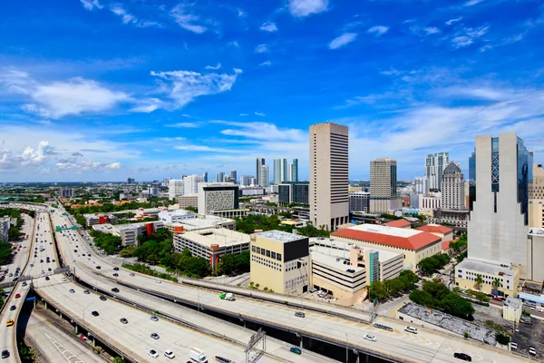 Fotografia aérea Downtown Miami — Fotografia de Stock