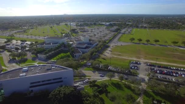 Vídeo aéreo Universidad Internacional de Florida — Vídeos de Stock