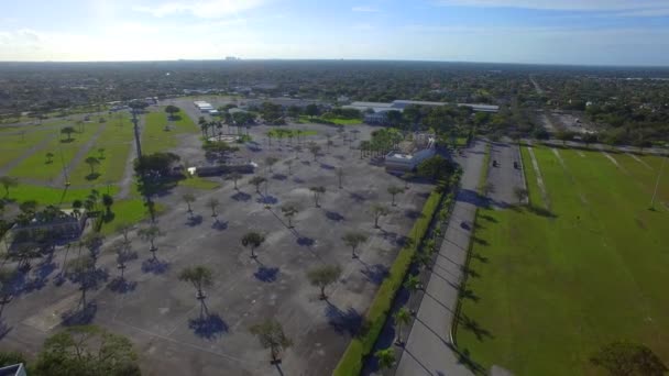 Vídeo aéreo Universidad Internacional de Florida — Vídeo de stock