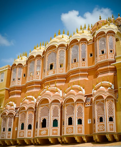 Façade de la cour Hawa Mahal — Photo