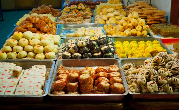 Traditional pastry stall — Stock Photo, Image