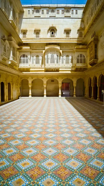 Junagarh Fort dziedzińca — Zdjęcie stockowe