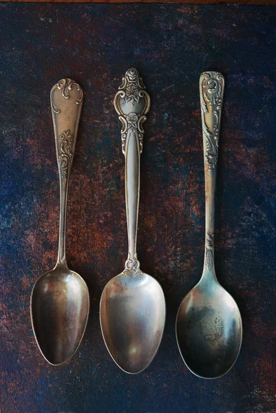 eski gümüş kaşıklar