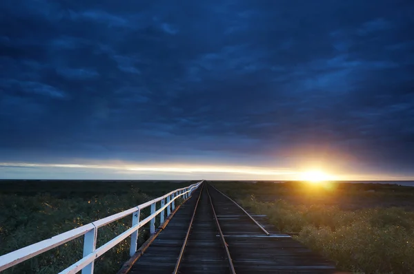 Карнарвон Jetty — стокове фото