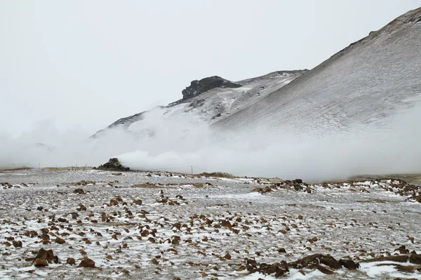 Volcanic activity, Mývatn. — Stock Photo, Image