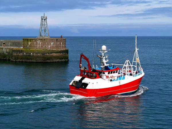 Barco de pesca Salida — Foto de Stock