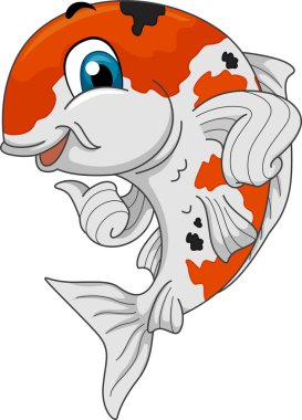 Koi sazan maskot