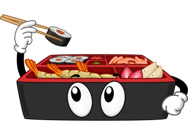 Bento kutusu maskot