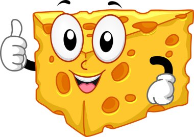 Dilim peynir maskotu