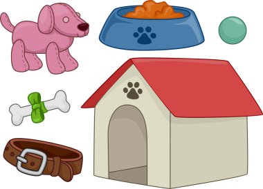 Köpekler ile ilişkili nesneleri