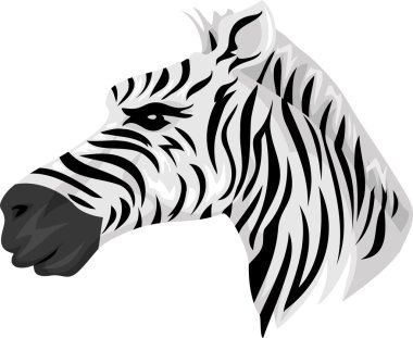 Çizgili Zebra maskot