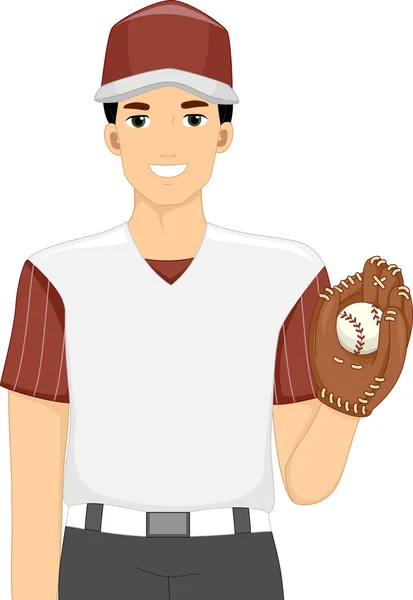 Mężczyzna Baseball dzban — Zdjęcie stockowe