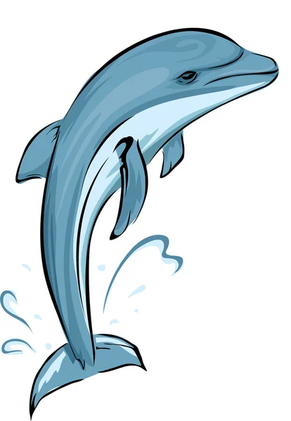 Dolphin gör ett språng — Stockfoto