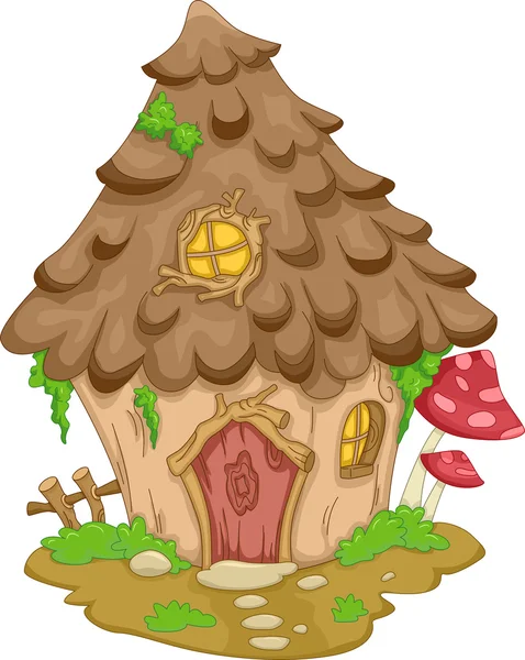 Sevimli Gnome ev — Stok fotoğraf