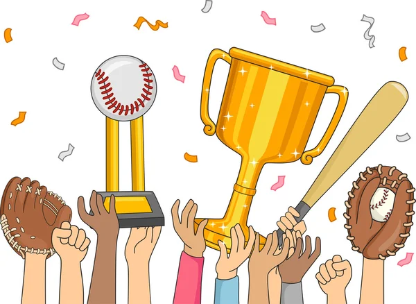 Baseball Team Celebrating Victory — Stock Photo, Image