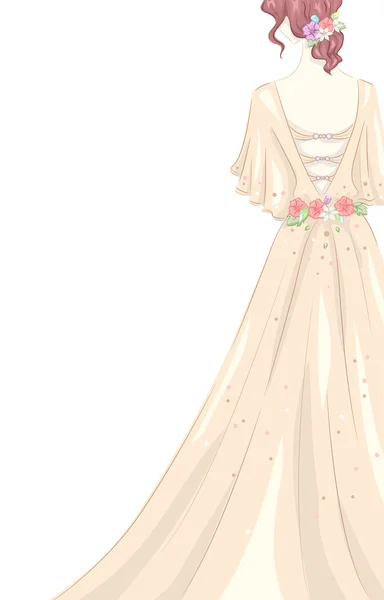 Сэмбли Чик в платье — стоковое фото