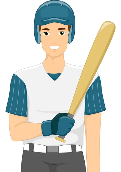 Male Baseball Batter — Stock Photo, Image