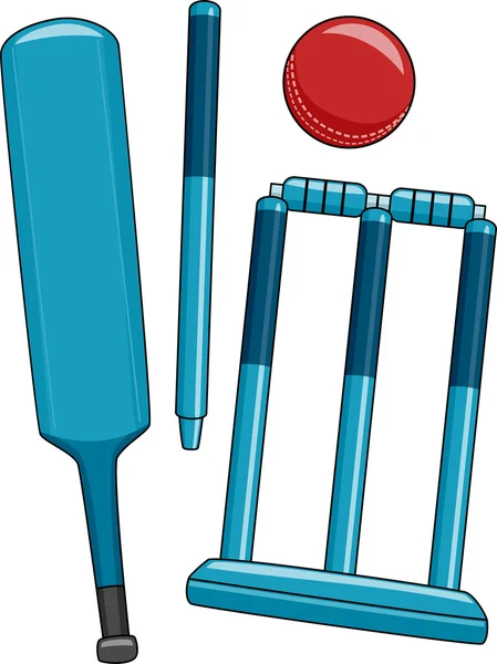 Assorted Cricket Equipment — Stock Photo, Image