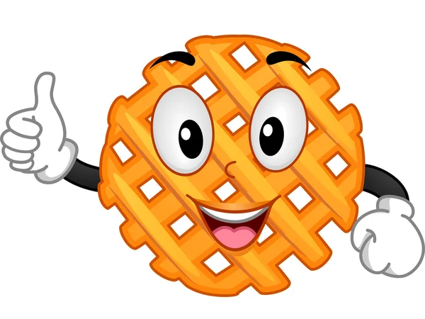 Criss Cross Cut Fry Mascote — Fotografia de Stock