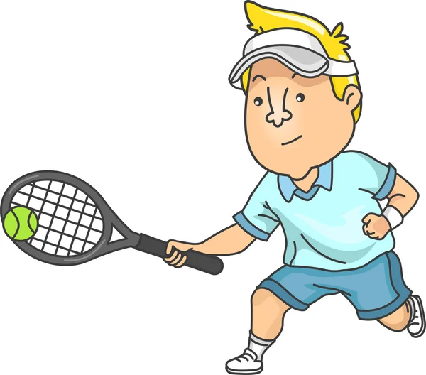 男性のテニス プレーヤー — ストック写真