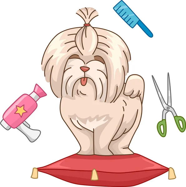 Dog grooming cartoon Stock Photos, Royalty Free Dog grooming cartoon